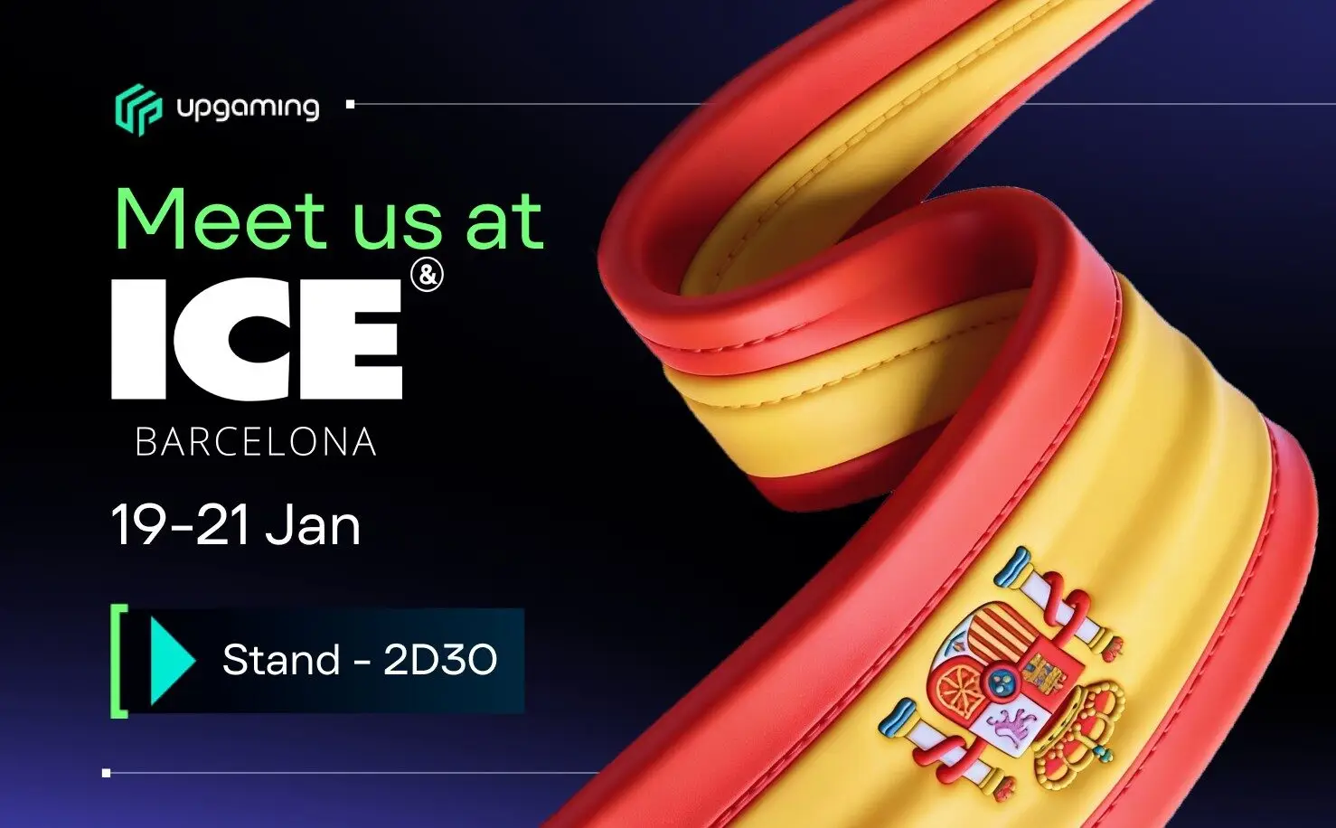 Upgaming at ICE Barcelona 2026