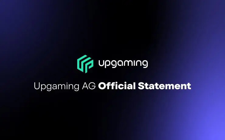 Upgaming AG official statement announcement